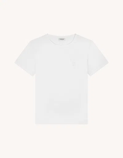 Dondup Logo-embroidered Cotton T-shirt