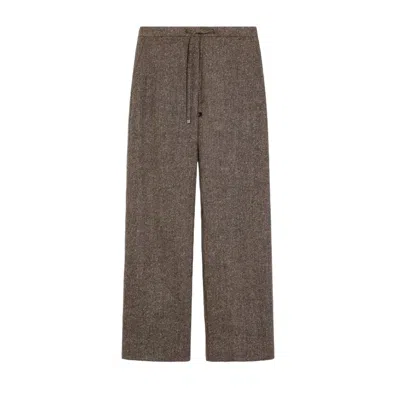 Max Mara Wool Button-down Jogging Pants