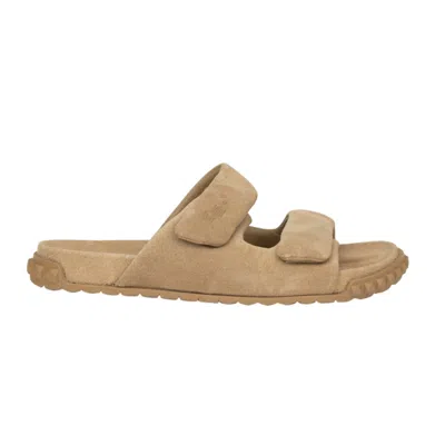 Ash Twist Slippers In Beige