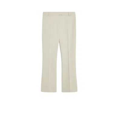 Max Mara Slim-fit Trousers In Stretch Cotton And Viscose