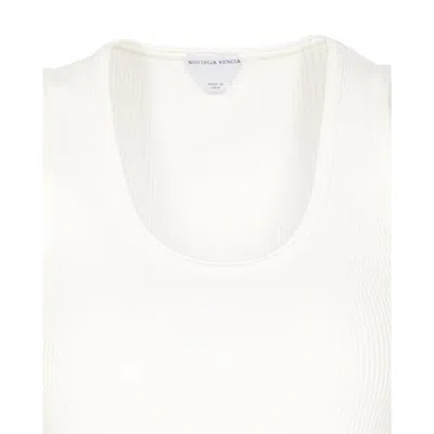 Bottega Veneta Canotta In Jersey Di Cotone Compatto A Coste