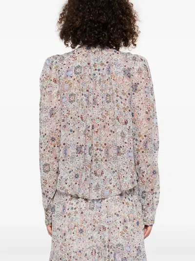 Isabel Marant Étoile Isabel Marant Etoile Grey Viscose Shirt In Purple