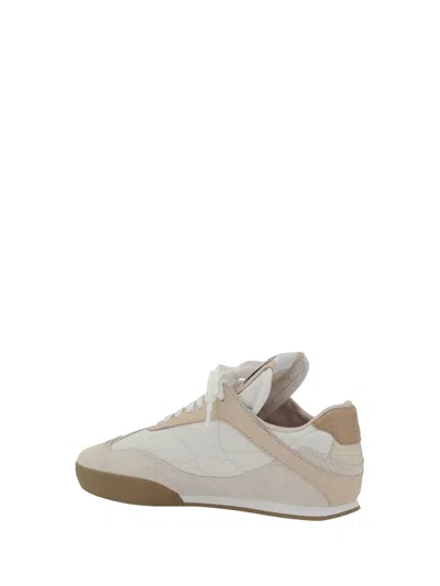 Chloé Chloè Kick Leather Sneakers In White