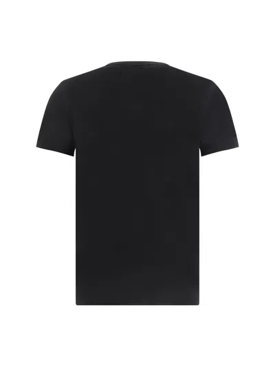 Dolce & Gabbana T-shirt With Logo Plaque In Multi