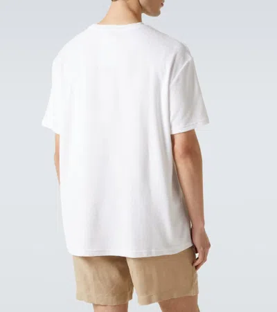 Polo Ralph Lauren Man's White Cotton T-shirt With Logo