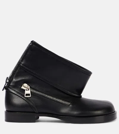 Jw Anderson J. W. Anderson Biker Ankle Boots In Black