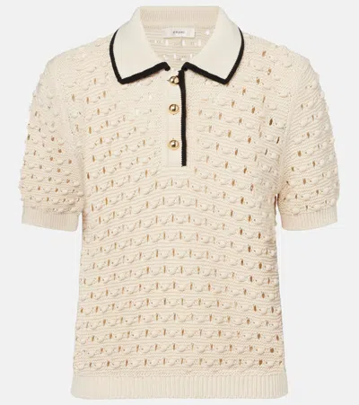 Frame Denim The Bauble Polo Sweater In Multi