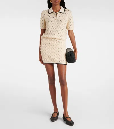 Frame Denim The Bauble Polo Sweater In Multi