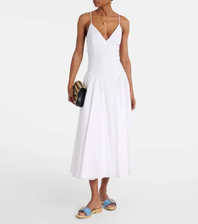 Roger Vivier Espa Embellished Raffia Slides