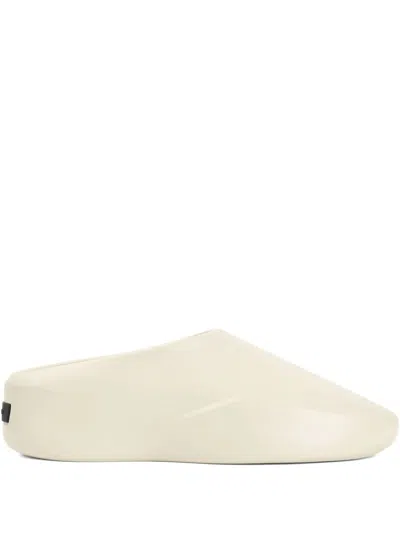 Fear Of God Logo Patch Slip-on Runner Sneakers In White