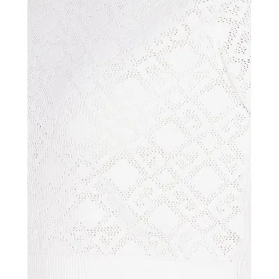 Givenchy Cropped Monogram Top In White