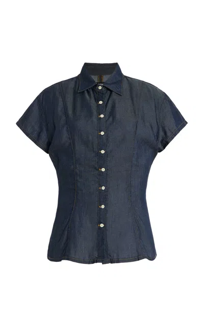Eb Denim Rosie Denim Shirt In Blue