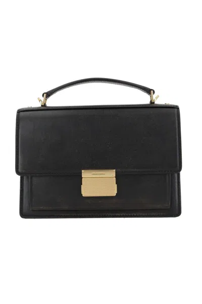 Golden Goose Venezia Bag Palmellato Leather Body Gold Metal Details Bags