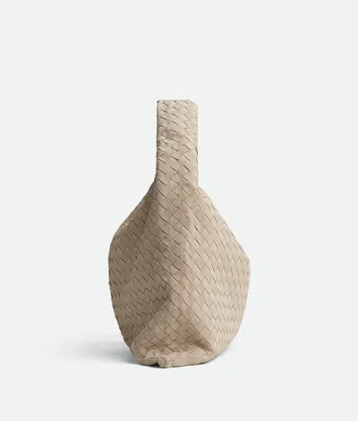 Bottega Veneta Women Hop Medium Leather Shoulder Bag In Neutral