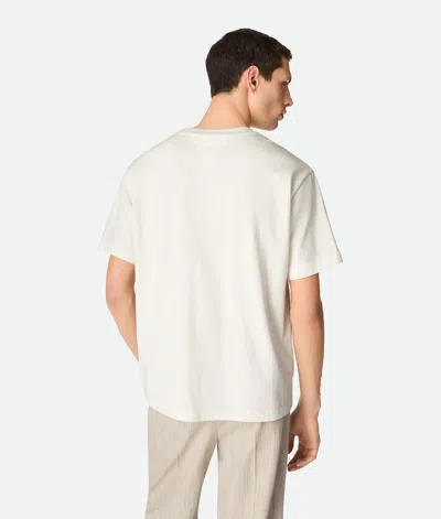 Bottega Veneta Pima Cotton Jersey T-shirt In White