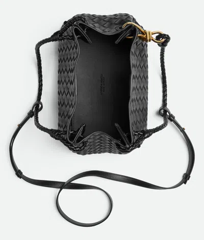 Bottega Veneta Medium Black Parachute Bag