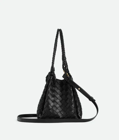 Bottega Veneta Medium Black Parachute Bag