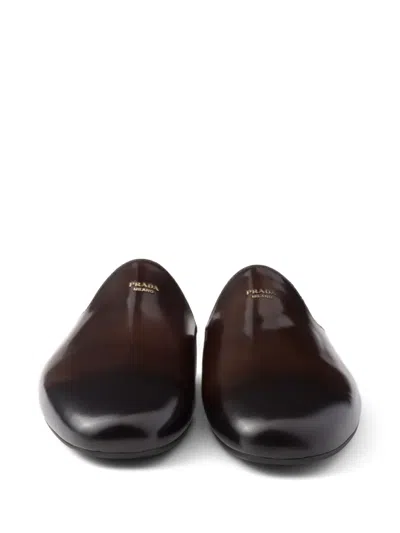 拉绒皮质穆勒鞋