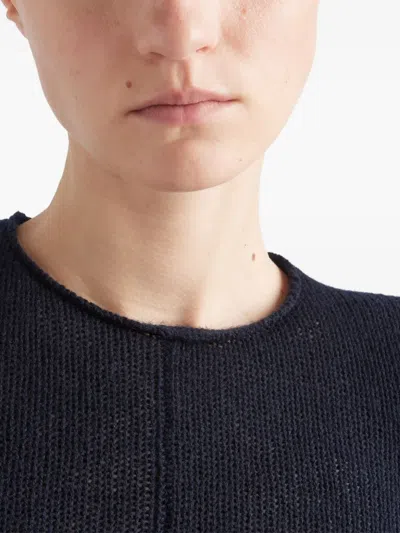 Prada Short Sleeve Cashmere Sweater