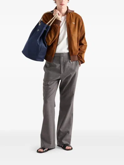 Prada Suede Blouson Jacket