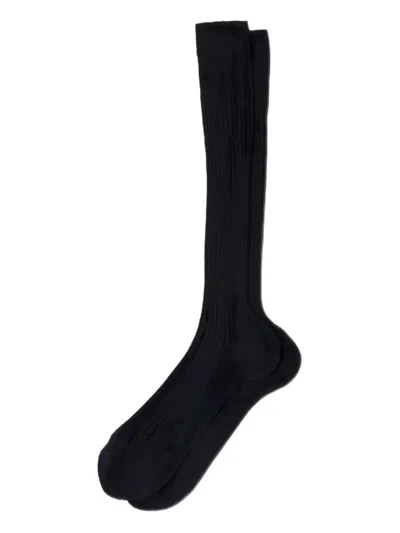 Prada Ribbed Knee-high Socks