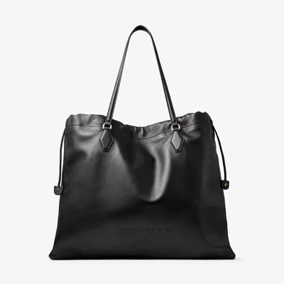 Jimmy Choo Borsa Shopping In Nappa Nera  Donna