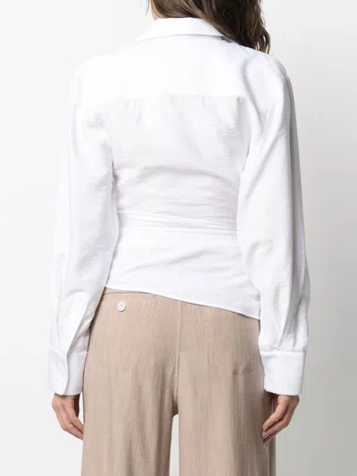 Jacquemus Women's Effortlessly Chic Bahia Shirt In White