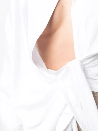 Jacquemus Women's Effortlessly Chic Bahia Shirt In White