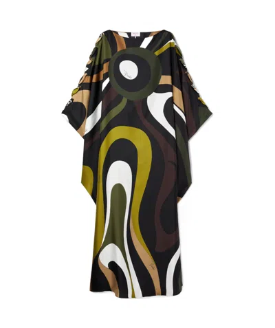 Pucci Marmo Silk Twill Kaftan