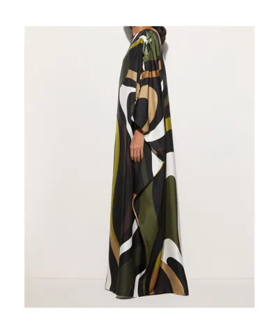 Pucci Marmo Silk Twill Kaftan