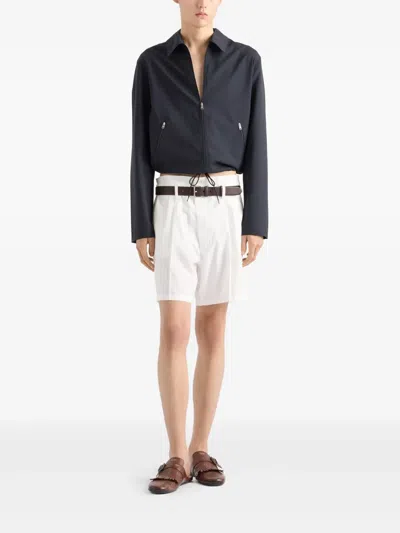 Prada Blousonjacke Aus Wolle