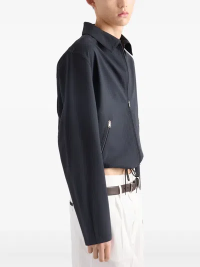 Prada Blousonjacke Aus Wolle