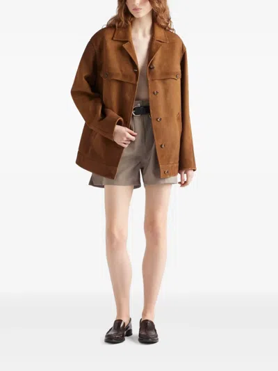 Prada Lambskin Suede Jacket