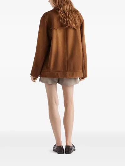 Prada Lambskin Suede Jacket