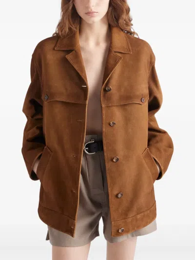 Prada Lambskin Suede Jacket
