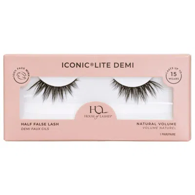 House Of Lashes Reusable Wispy Faux Mink Demi Half Lashes Iconic Lite Demi