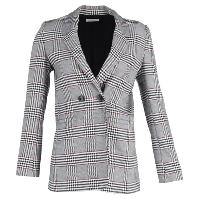 Anine Bing Madeleine Blazer In Grey Wool