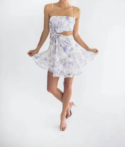 Falcon Park Nikita Cutout Mini Dress In Multi