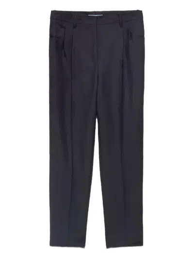 Prada Safety Pin Wool Tailored Pants In Multi