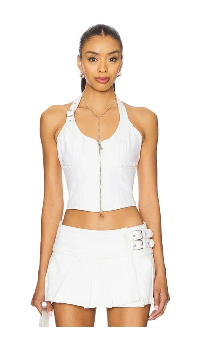 Abrand X Ripcurl White Wash Top