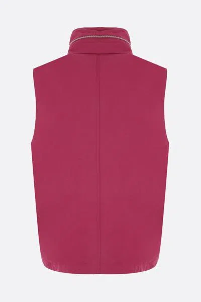 Moncler Genius 1 Moncler Jw Anderson 'tryfan' Canvas Vest In Red