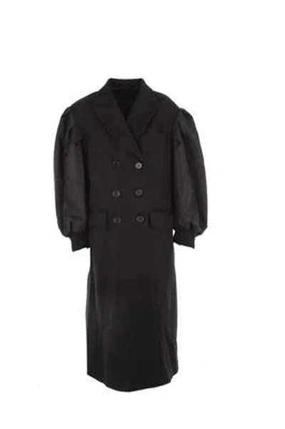 Simone Rocha Double-breasted Wool-blend Coat