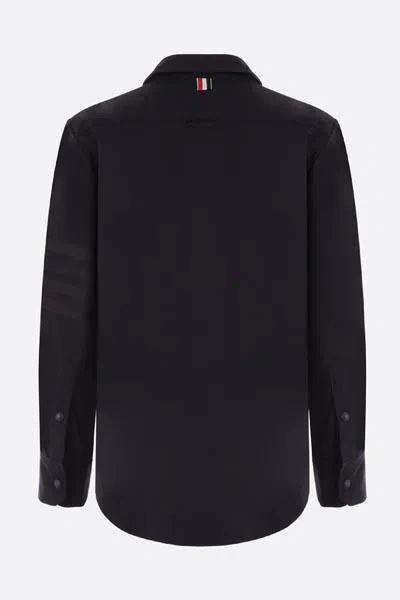 Thom Browne Men's 4-bar Shirt In Black