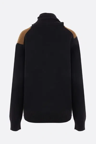 Plan C Argyle Pattern Knit Cardigan With V Neck