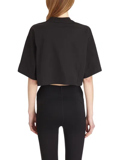 Shop Adidas By Stella Mccartney Cotton Crop T-shirt