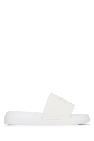 Alexander Mcqueen Logo Patch Pool Slides