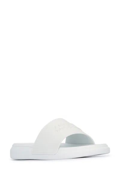 Alexander Mcqueen Logo Patch Pool Slides