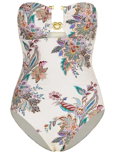 Shop Zimmermann 'rihannon' One-piece Swimsuit