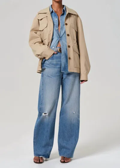 Citizen Of Humanity Women's Paretti Military Jacket In Catalina