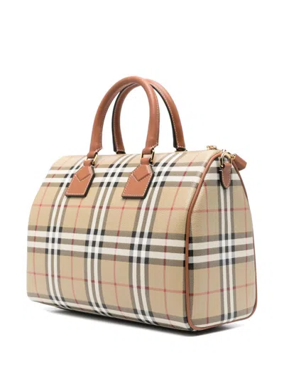 Burberry House Check Pattern Tote Bag